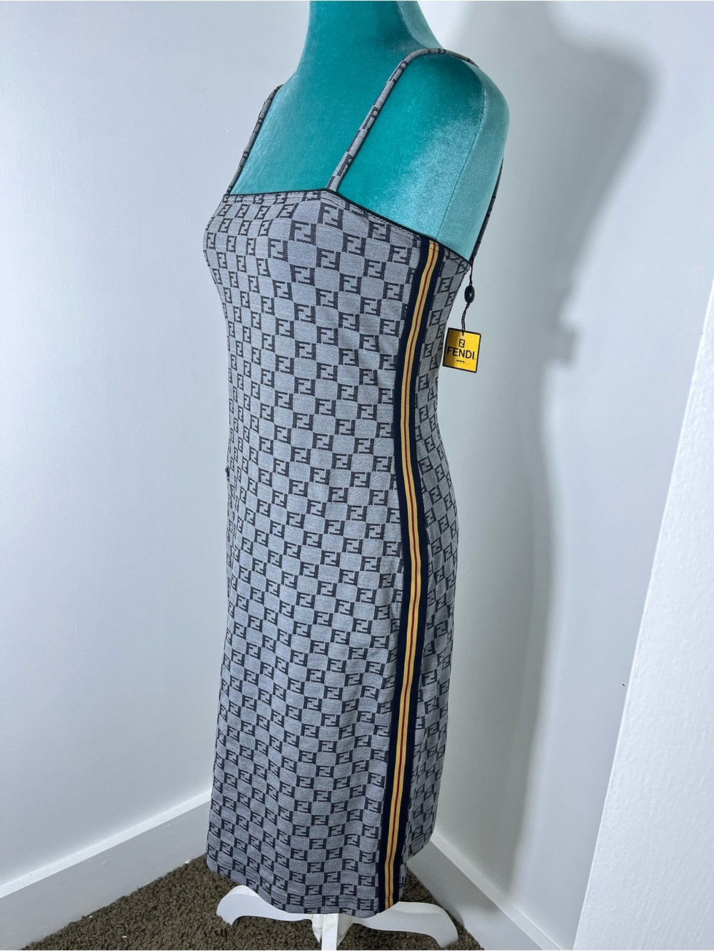 Fendi Monogram Spaghetti Dress